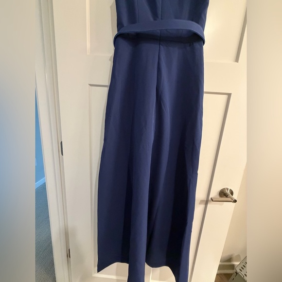 NEW without tags Kay Unger Owen Gown/Jumpsuit in color Indigo Navy - Picture 10 of 10